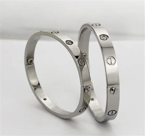 white gold cartier love bracelet replica|look alike cartier love bracelet.